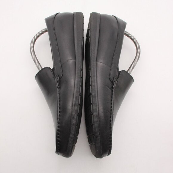 Ecco Classic 2.0 Moc Loafer Men's EU Size 42 Black Leather Slip On Driving Shoe - Picture 8 of 9